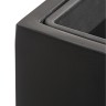 Кашпо TREEZ Effectory Black Stone Выскоий куб Антрацит 31х31 см, в-60 см 1/1