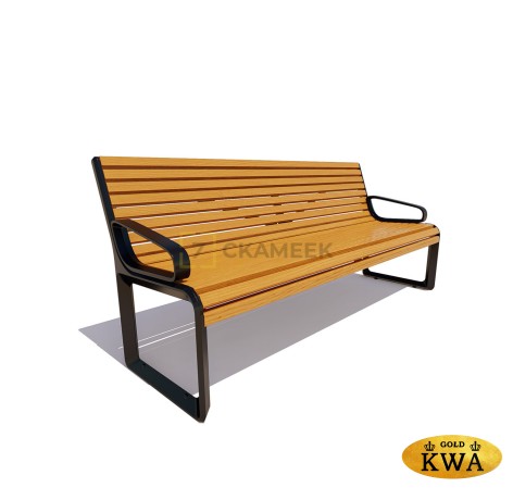 Скамейка «Милан» с подлокотниками (1,8 м лиственница)