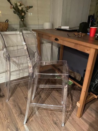 Стул барный прозрачный
