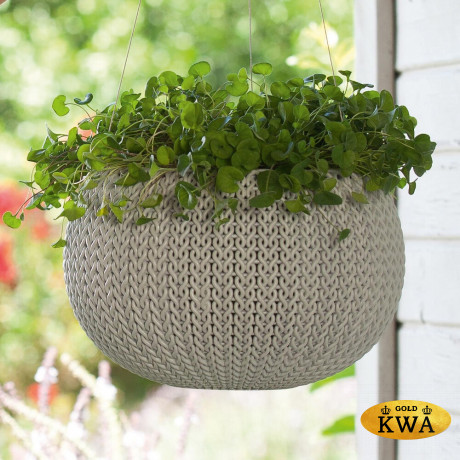 Кашпо с подвесом и внутренним горшком COZIES - M