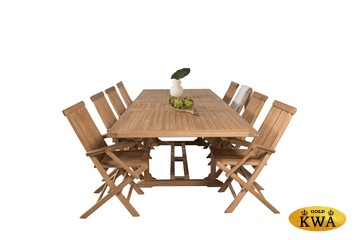 Neapel-Turin 8 Комплект обеденной мебели натуральный, тик