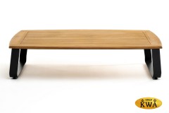 Кофейный стол из алюминия AURA темный графит  Joygarden