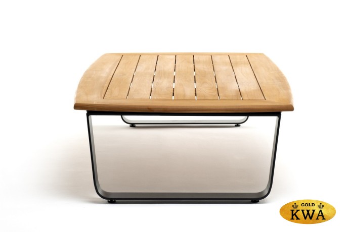 Кофейный стол из алюминия AURA темный графит Joygarden