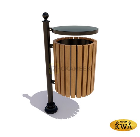 Мусорная урна Арчи (ангарская сосна,30х40)