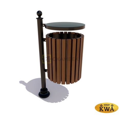 Мусорная урна Арчи (ангарская сосна,30х40)