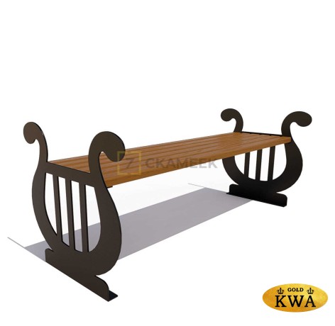 Скамейка «Лира» (1,5 ангарская сосна)