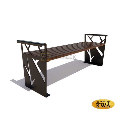 Скамейка «Березка» без спинки (1,5 лиственница, 40х60)