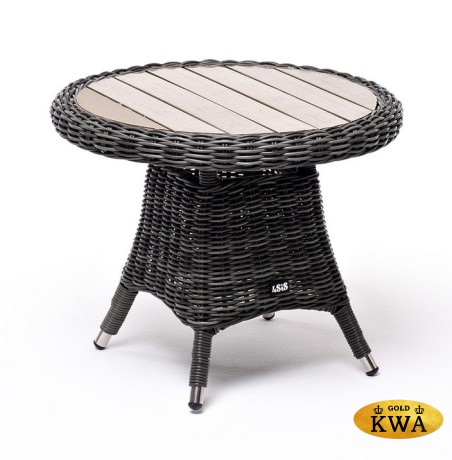 "Равенна" кофейный стол из искусственного ротанга, цвет графит