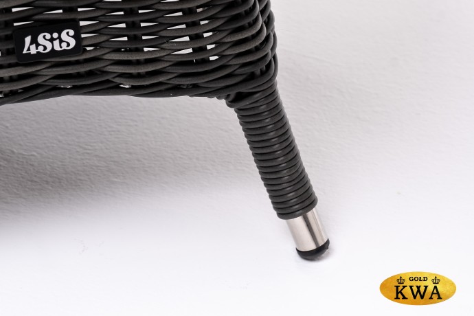 "Равенна" кофейный стол из искусственного ротанга, цвет графит