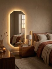 Stilig L LED Gold Зеркало в раме с подсветкой