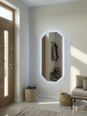 Stilig L LED Gold Зеркало в раме с подсветкой