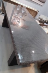 Стол плетеный обеденный