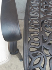 Обеденная группа из литого алюминия Louis VIII