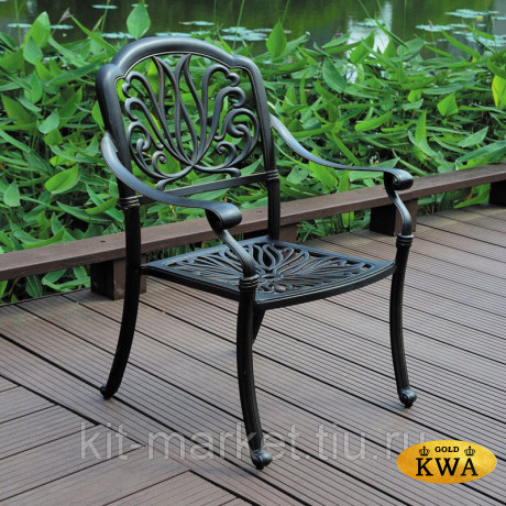 Обеденная группа из литого алюминия Louis VIII