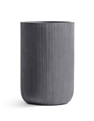 Кашпо Treez Ergo Jet Высокий цилиндр Дымчато-серый бетон в-55, д-37 см