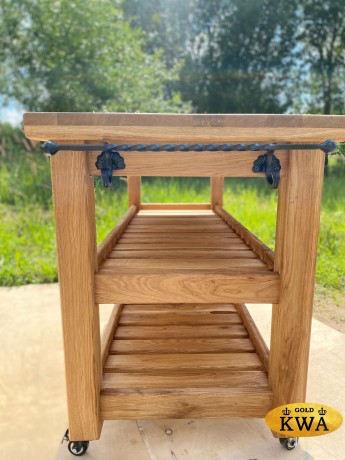 Стол рабочий садовый из массива дуба