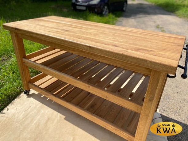 Стол рабочий садовый из массива дуба