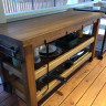 Стол рабочий садовый из массива дуба