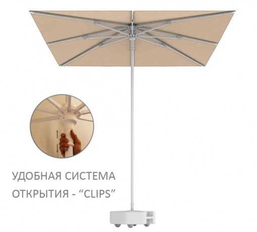 Зонт пляжный профессиональный 2х2 м