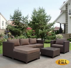 Комплект мебели с диваном YR821A Brown