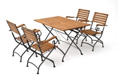 Обеденный комплект ЛАТА М стулья с подлокотниками