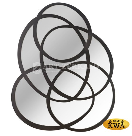 Illusion Black Зеркальное панно