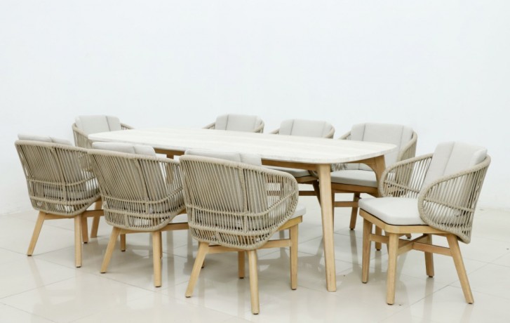 Стол каменный обеденный