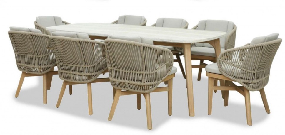 Стол каменный обеденный