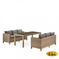 Комплект плетеной мебели T365/S65B-W65 Light Brown