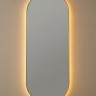 Kapsel L LED Gold Зеркало в раме с подсветкой