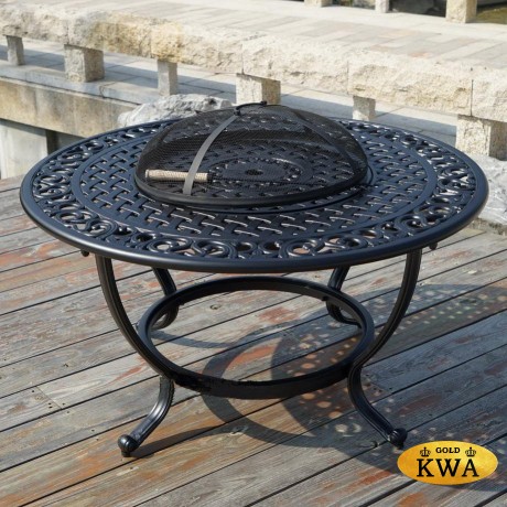 Набор литой мебели Fiji с мангалом из алюминия