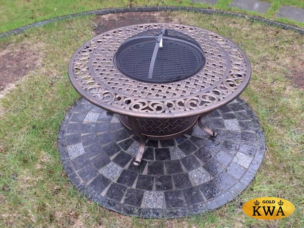 Набор литой мебели Fiji с мангалом из алюминия