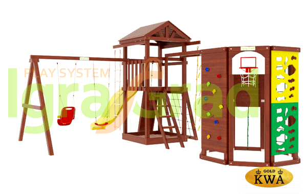 Детская площадка IgraGrad "Панда Фани Gride с WorkOut"