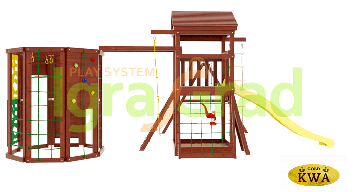 Детская площадка IgraGrad "Панда Фани Gride с WorkOut"