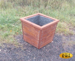 Кашпо уличное деревянное для ёлок утепленное