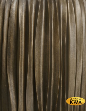 Кашпо TREEZ Effectory Metal Высокий конус Giant Design Wave Чернёная бронза д-42, в-141 см 1/1