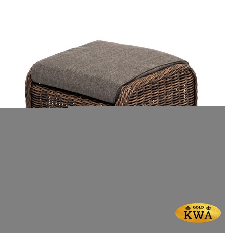 "Толедо" пуф плетеный, цвет коричневый