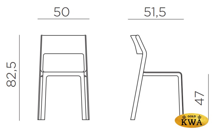 Стул пластиковый