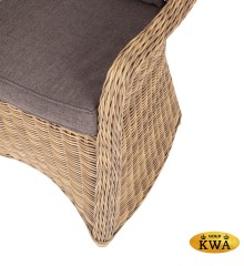 "Равенна" диван двухместный плетенный из ротанга, цвет соломенный