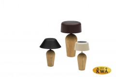 Kiruna (Bottle Teak S Cap) Светильник бежевый, алюминий/тик