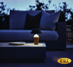 Kiruna (Bottle Teak S Cap) Светильник бежевый, алюминий/тик