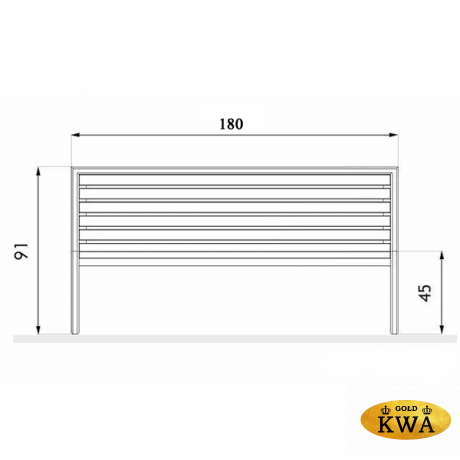 Скамейка Вальтер 1,58