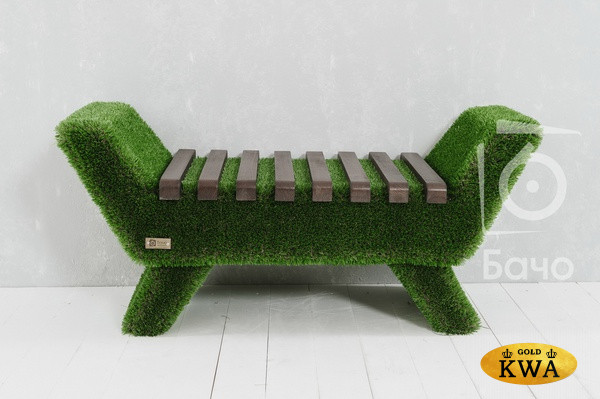 Топиари Лавочка Barocco цвет темный