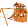 Детская площадка для дачи Клубный домик 3 с трубой Luxe