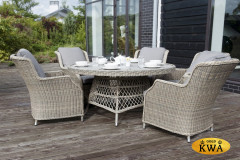 Неаполь обеденная группа плетеная из искусственного ротанга