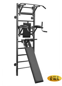 Шведская стенка металлическая с турником брусьями скамья для пресса