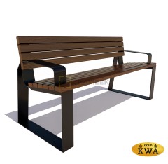 Скамейка уличная «Подольск» (лиственница 1,5 м, 40х60)
