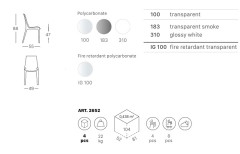 Стул прозрачный