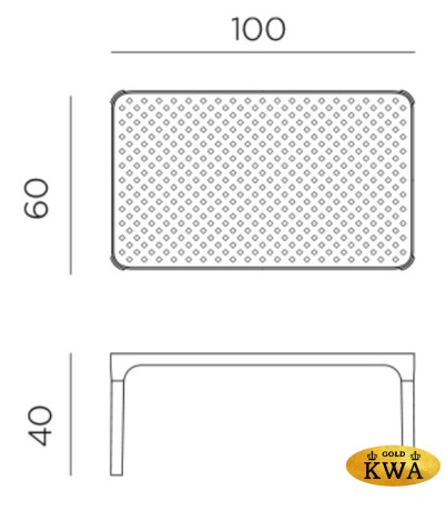 Столик пластиковый журнальный