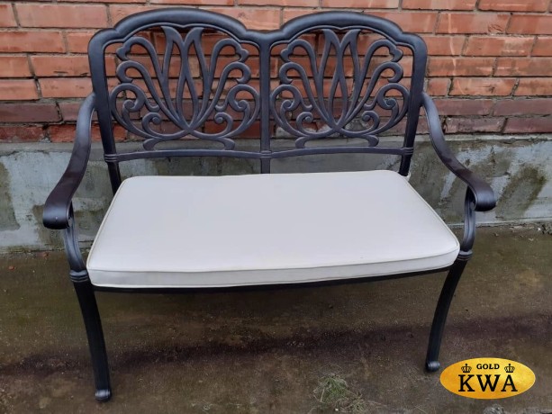 Скамья из литого алюминия Valeria II